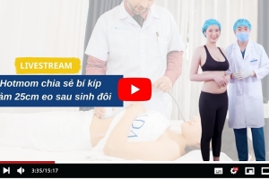 [Livestream] Cận cảnh kết quả sau buổi giảm béo cho mẹ bỉm sinh đôi